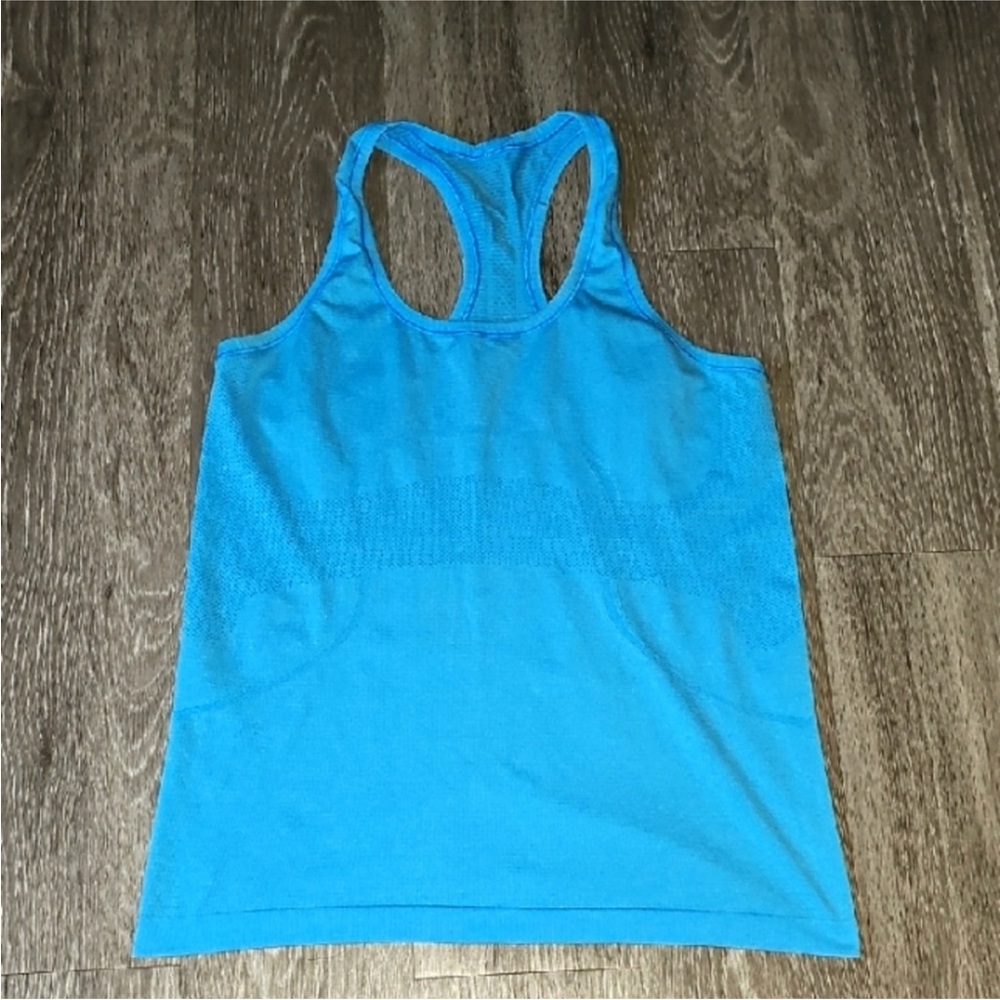Lululemon Swiftly Tank Top Sz 10 Women’s Blue Tank Top